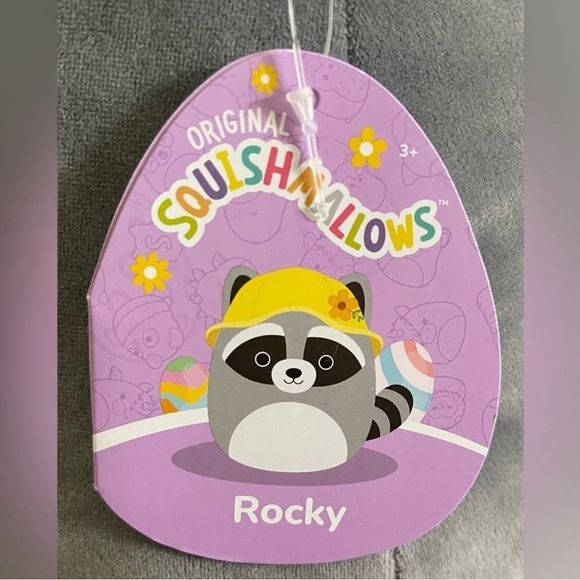 Rocky 16” Bucket Hat Raccoon Original Squishmallows Plush - Picture 7 of 9